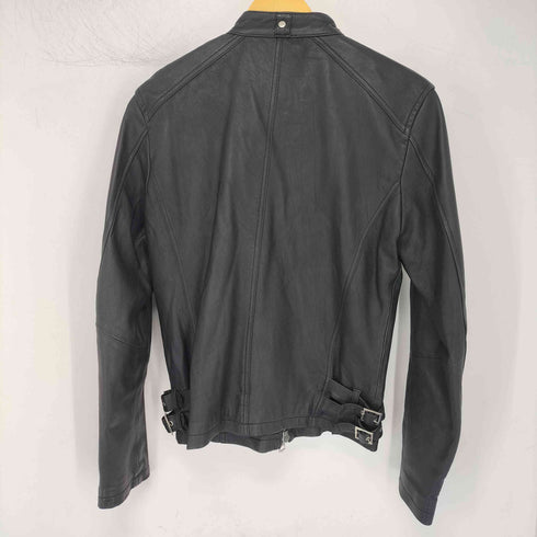 louis chavlon 羊革シングルライダースジャケット メンズ import:M